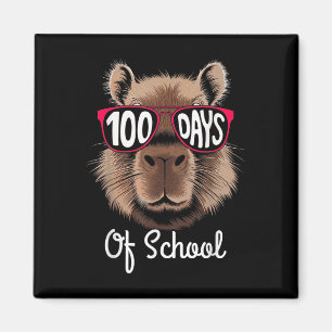 Íman 100º Dia Da Escola Legal Capybara 100 Dias Mais In