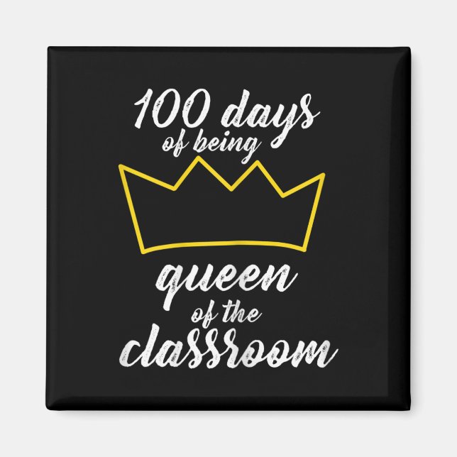 Íman 100º Dia de Design escolar para Professores e Estu (Frente)