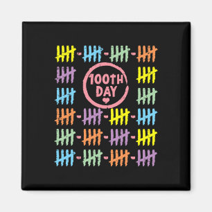 Íman 100º Dia Do Arco-Íris Marca 100 Dias De Sc