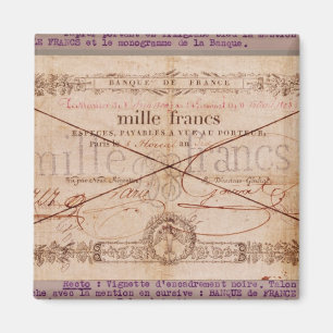 Íman 1000 francos de cédula de 8 Floreal, um X