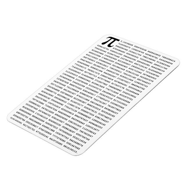 Íman 1000 Primeiro Dígitos Número Pi | Símbolo matemáti (Left Side)