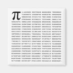 Íman 1000 Primeiros Dígitos Número Pi  Símbolo matem