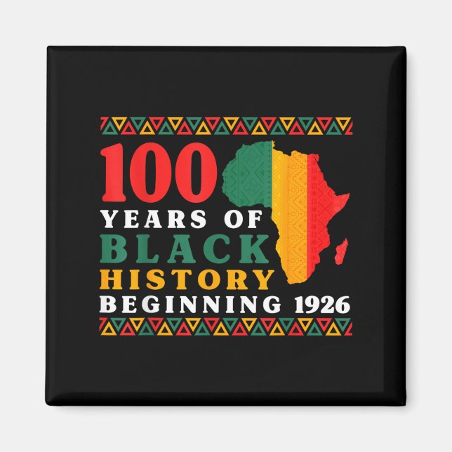 Íman 100 Anos de História Negra a partir do Centenário  (Frente)