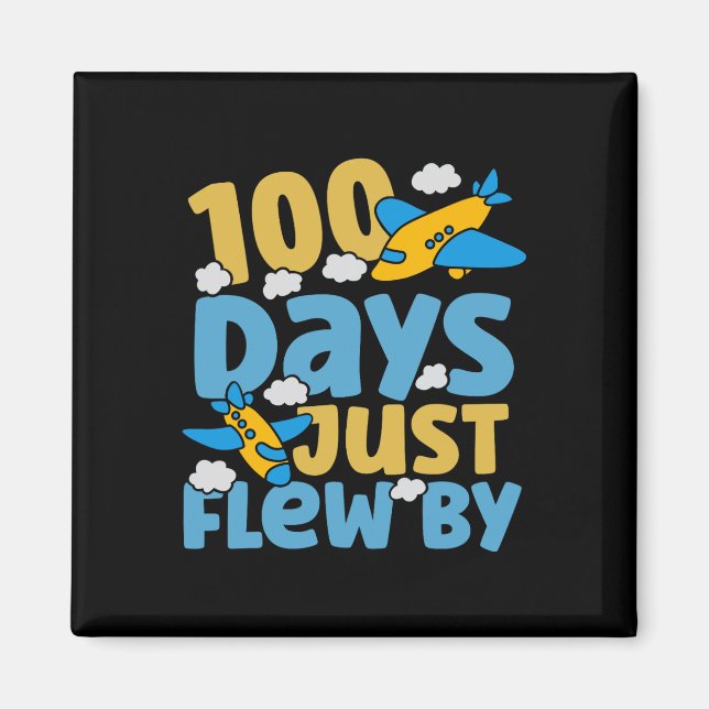 Íman 100 Dias Bons Voados Por Avião 100 Dias De Sc (Frente)