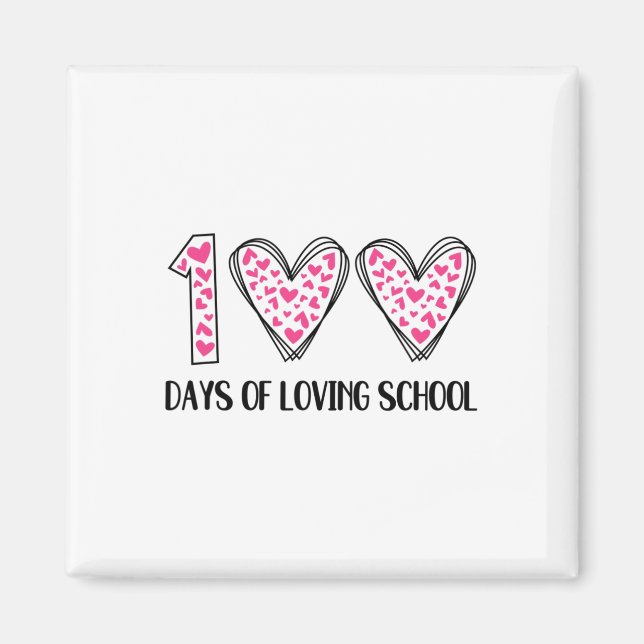 Íman 100 Dias De Amor à Escola 100º Dia De Aula Profess (Frente)