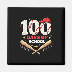 Íman 100 Dias De Basebol Escolar 100º Dia Da Escola