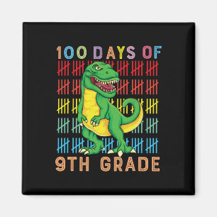 Íman 100 Dias De Caminhão De Monstro Escolar 100.º Dia