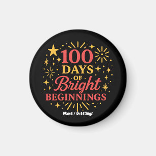 Íman 100 Dias de Celebração de Começos Brilhantes em Do