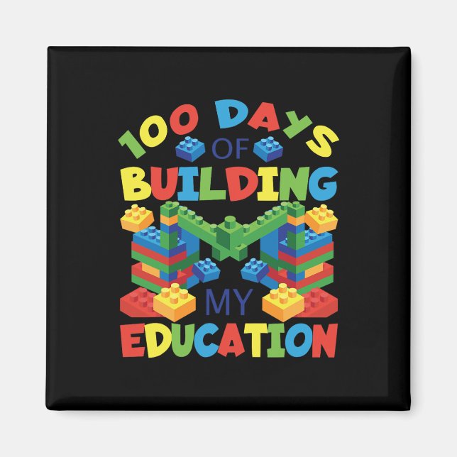 Íman 100 Dias De Construção Da Minha Educação - Constru (Frente)