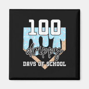 Íman 100 Dias De Disquete Do Sorvete 100º De Baseball E