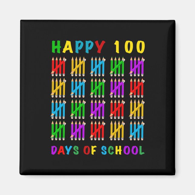 Íman 100 Dias De Escola (Frente)