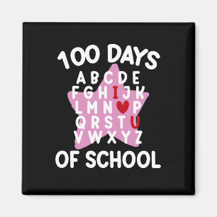 Íman 100 Dias De Escola Alfabeto 100º Dia Professor 