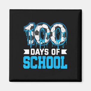 Íman 100 Dias De Escola Chuteira De Futebol 100º Dia De