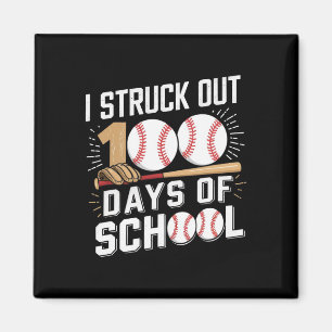 Íman 100 Dias De Escola Meninos Crianças 100º Dia De Es