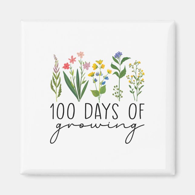 Íman 100 Dias De Escola Professor 100 Dias De Crescente (Frente)