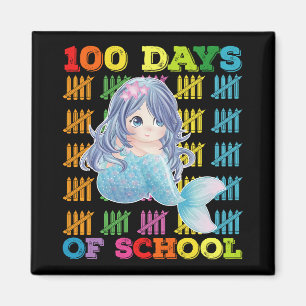 Íman 100 Dias De Escola Sereia Professora Aluno