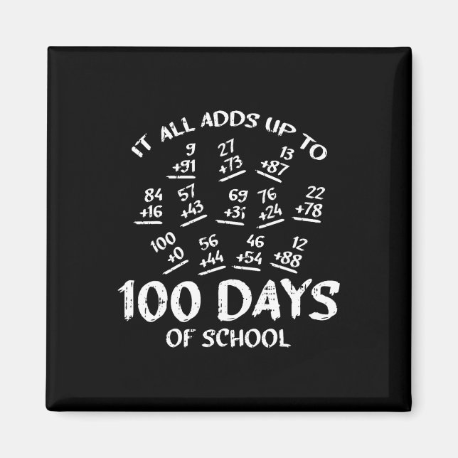 Íman 100 Dias De Estudo De Professores Legal Com Adição (Frente)