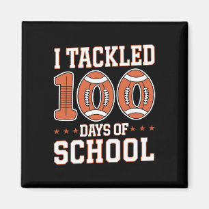 Íman 100 Dias De Futebol Escolar Garotos Toddler 100t
