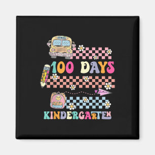 Íman 100 Dias De Jardim De Infância Feliz 100º Dia De