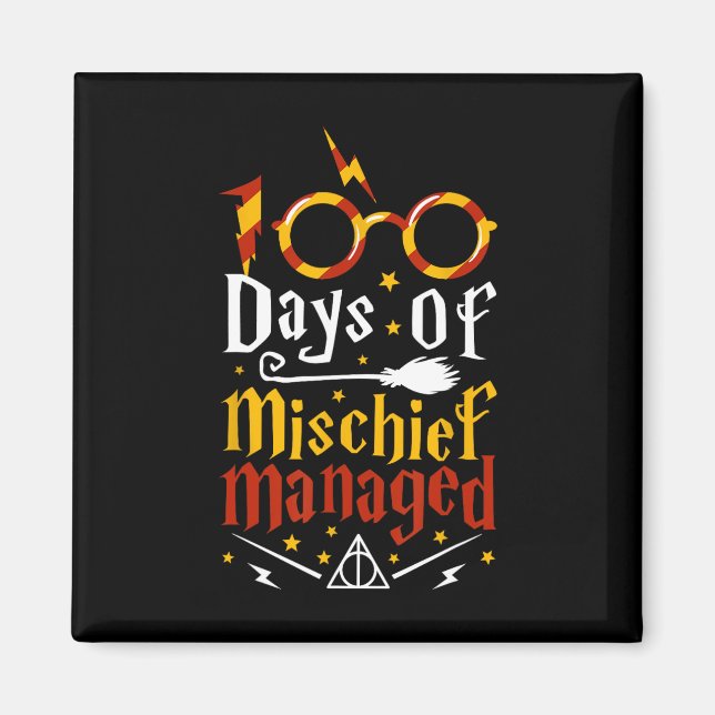 Íman 100 Dias De Mal-Chefe Geridos No 100º Dia Da Escol (Frente)