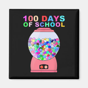 Íman 100 Dias De Máquina De Gumball Escolar Para Crianç