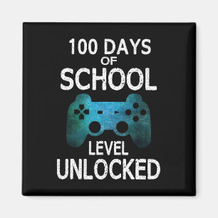 Íman 100 Dias De Videos games De Jogadores Escolares De