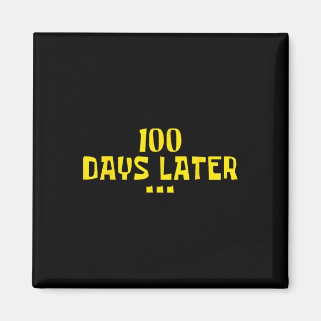 Íman 100 Dias Depois 100. º Dia De Professores Crianças (Frente)