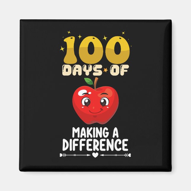 Íman 100 Dias Fazendo A Diferença Apple (Frente)