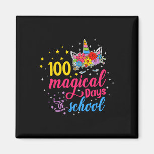 Íman 100 Dias Mágicos Crianças Unicórn Figuram 100º Dia
