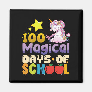Íman 100 Dias Mágicos De Escola Professora Unicórnio