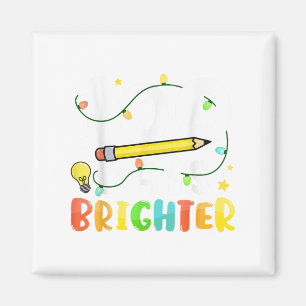 Íman 100 Dias Mais Brighter Feliz 100º Dia da Escola