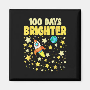 Íman 100 Dias Mais Brilhante 100 Dias De Astronauta Esc