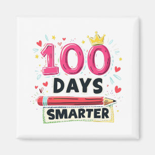 Íman 100 dias mais inteligentes de professor escolar