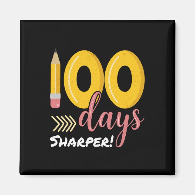 Íman 100 Dias Mais Nítidos 100º Dia De Professores (Frente)