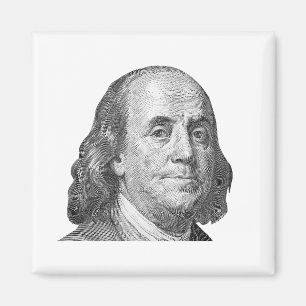 Íman 100 dólares, Benjamin Franklin