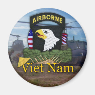 Íman 1010Divisão aérea vietnam vets Magnet