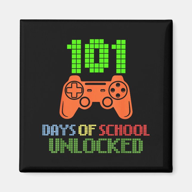 Íman 101 dias de escola desbloqueado controle de pixel  (Frente)