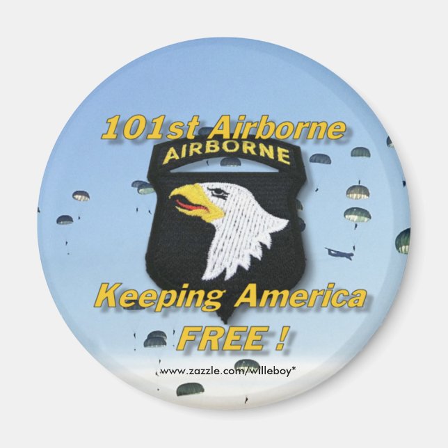 Íman 101rua de cadeiras de imã de geladeira do exército (Frente)