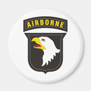 Íman 101st Emblema gritando transportado por via aérea