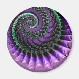 Íman 108-77 ímã espiral roxo e metálico verde