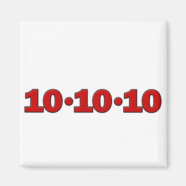 Íman 10-10-10: 10 de outubro de 2010 (Frente)