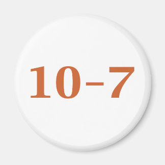 Íman 10-7 Fora de serviço