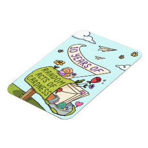 Íman 10 anos de atos aleatórios de ímã cardíaco