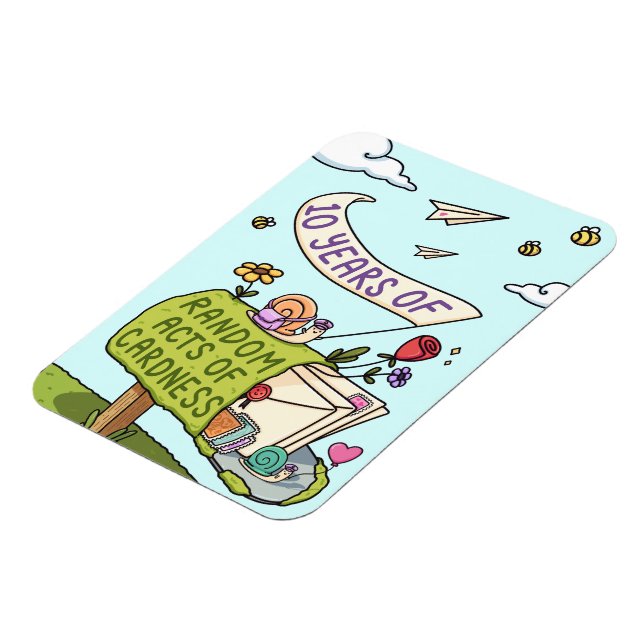 Íman 10 anos de atos aleatórios de ímã cardíaco (Left Side)