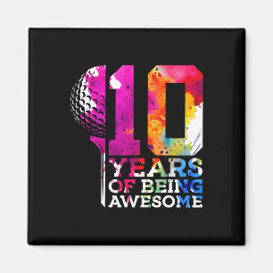 Íman 10 Anos De Espantoso Golfe 10º Aniversário