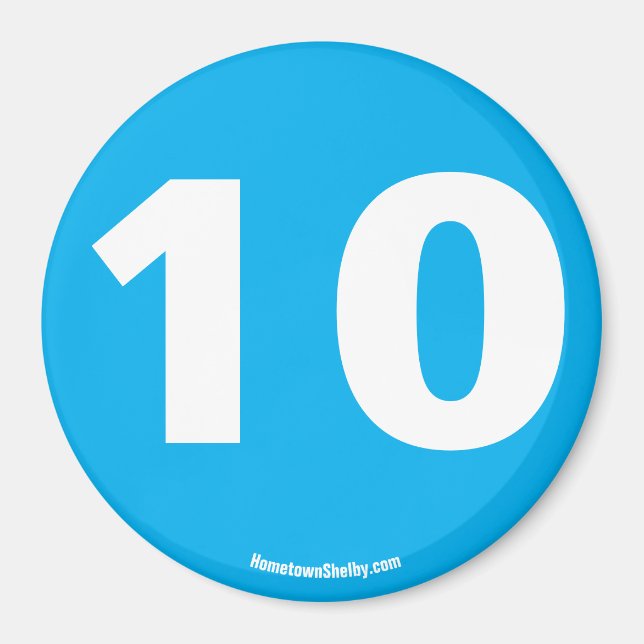 Íman 10 ímãs (Frente)