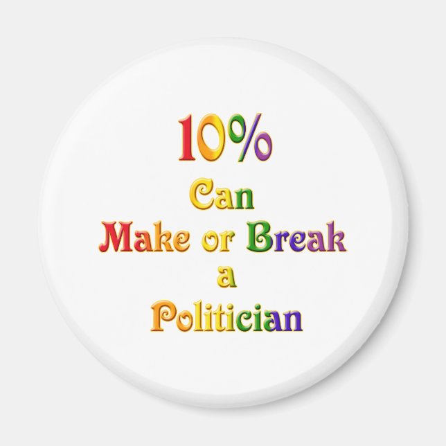 Íman 10% Podem Fazer Ou Quebrar (Frente)