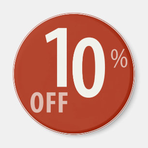 Íman 10% poderoso FORA do sinal da VENDA - ímãs