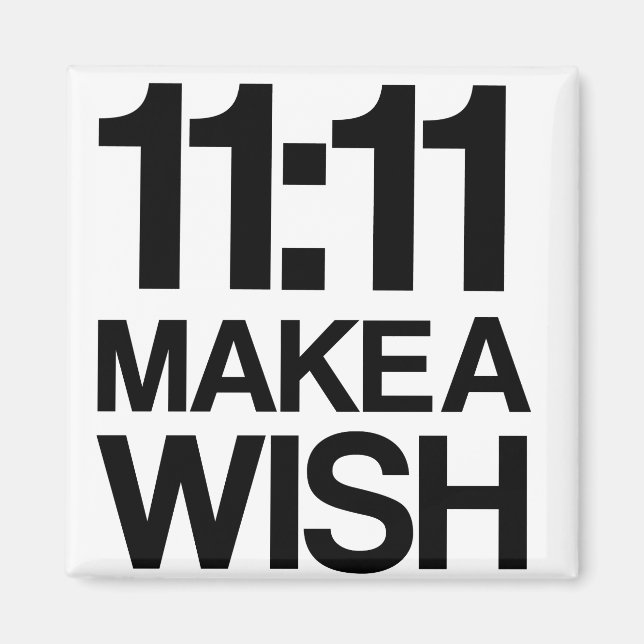 Íman 11:11 FAÇA UM ímã DESEJADO (Frente)