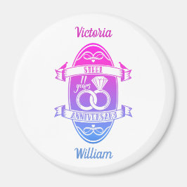 Íman 11 anos de casamento tradicional da 11 de Aço